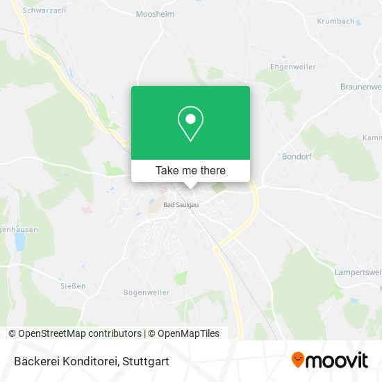 Карта Bäckerei Konditorei