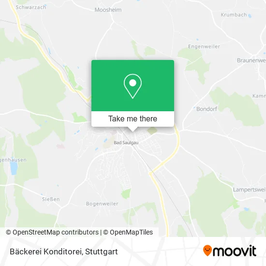 Карта Bäckerei Konditorei