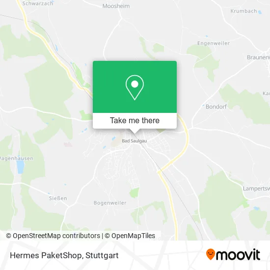 Карта Hermes PaketShop