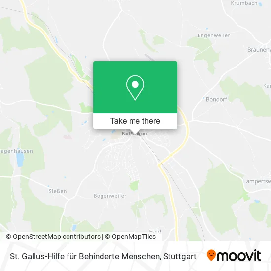 Карта St. Gallus-Hilfe für Behinderte Menschen