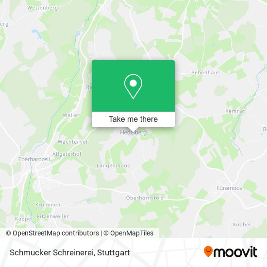 Schmucker Schreinerei map