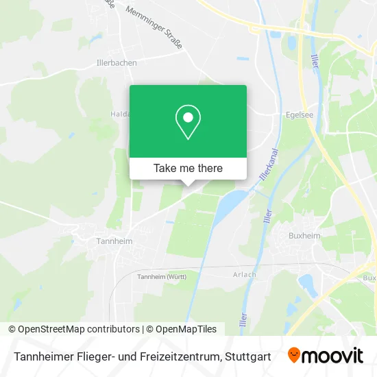 Карта Tannheimer Flieger- und Freizeitzentrum