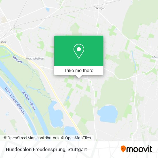 Hundesalon Freudensprung map