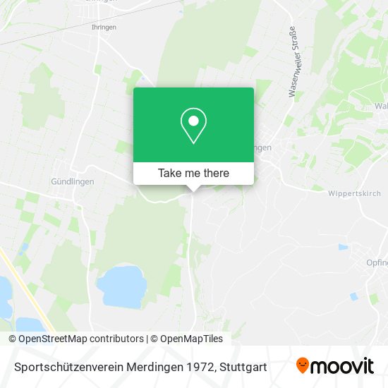 Sportschützenverein Merdingen 1972 map