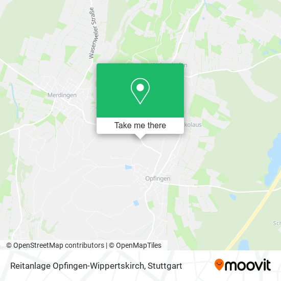 Reitanlage Opfingen-Wippertskirch map