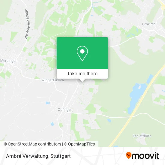 Карта Ambré Verwaltung