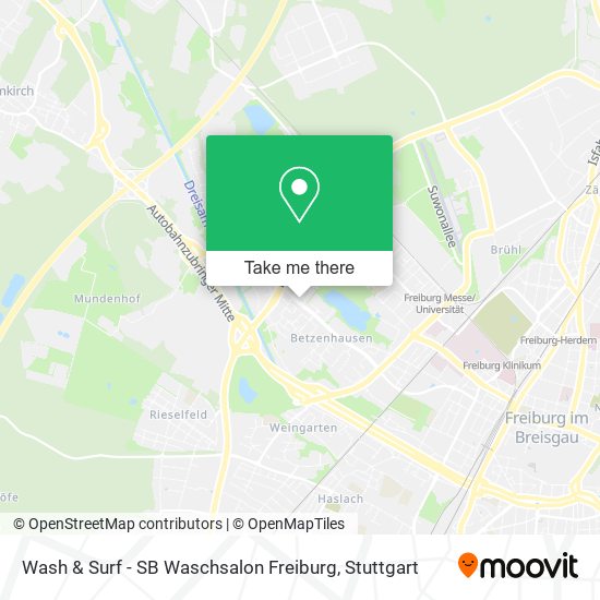 Карта Wash & Surf - SB Waschsalon Freiburg