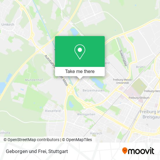 Карта Geborgen und Frei