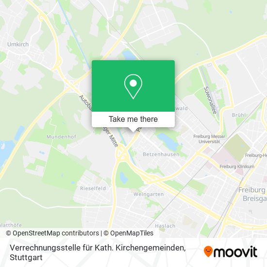 Verrechnungsstelle für Kath. Kirchengemeinden map