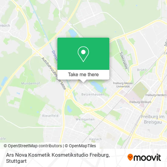 Карта Ars Nova Kosmetik Kosmetikstudio Freiburg