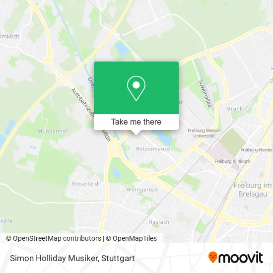 Simon Holliday Musiker map