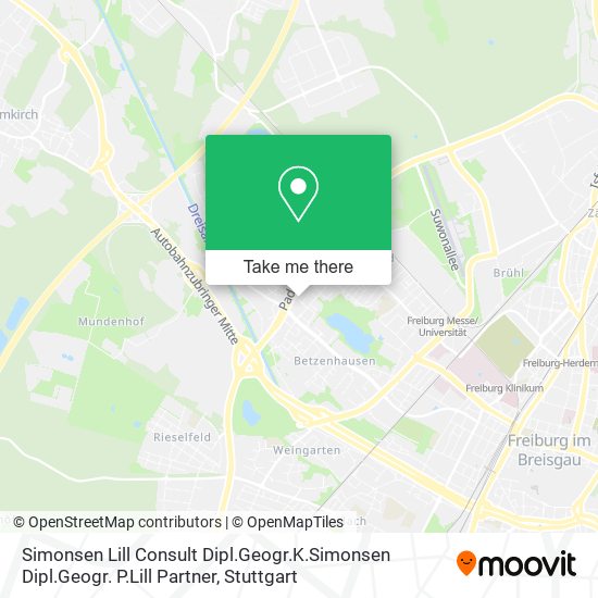 Simonsen Lill Consult Dipl.Geogr.K.Simonsen Dipl.Geogr. P.Lill Partner map