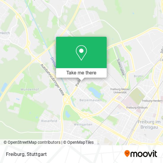 Freiburg map