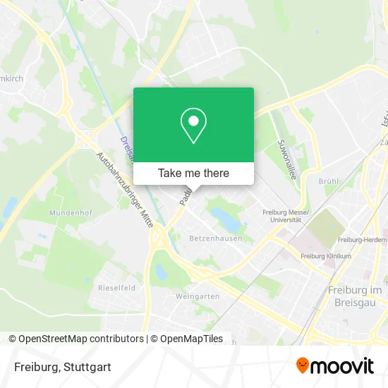 Карта Freiburg