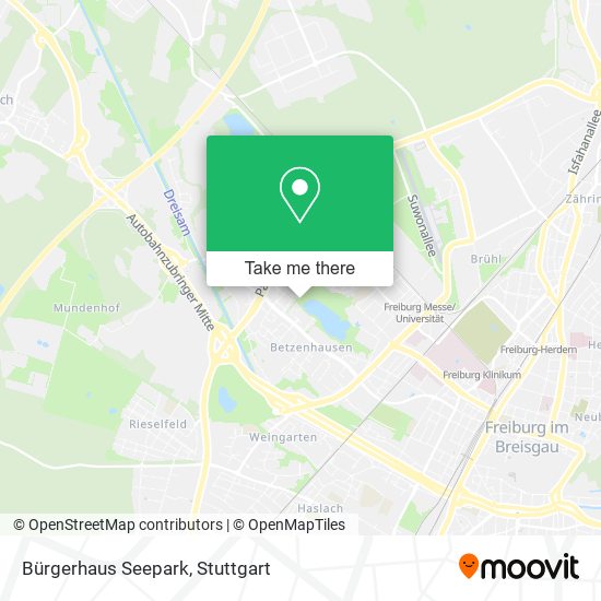 Bürgerhaus Seepark map