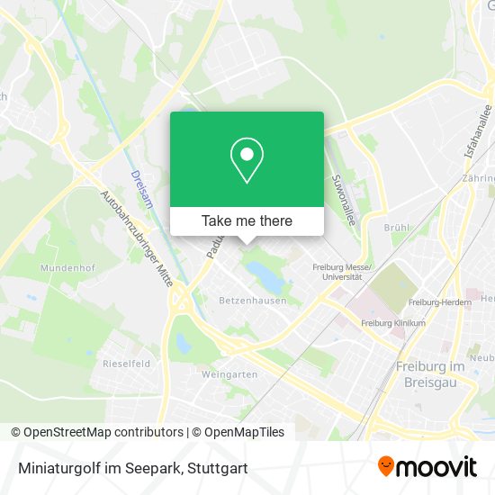 Miniaturgolf im Seepark map