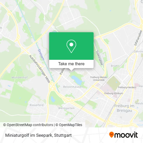 Карта Miniaturgolf im Seepark
