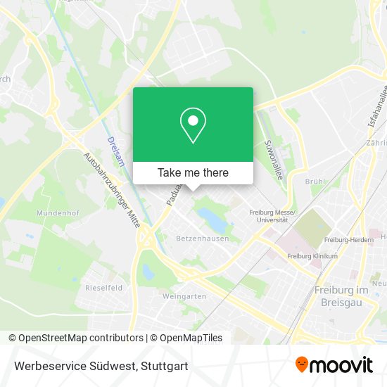 Карта Werbeservice Südwest
