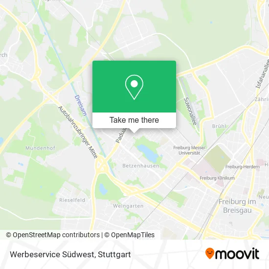 Карта Werbeservice Südwest