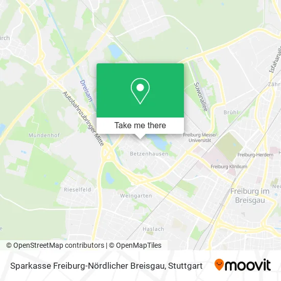 Карта Sparkasse Freiburg-Nördlicher Breisgau