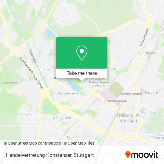 Карта Handelvertretung Konstanzer