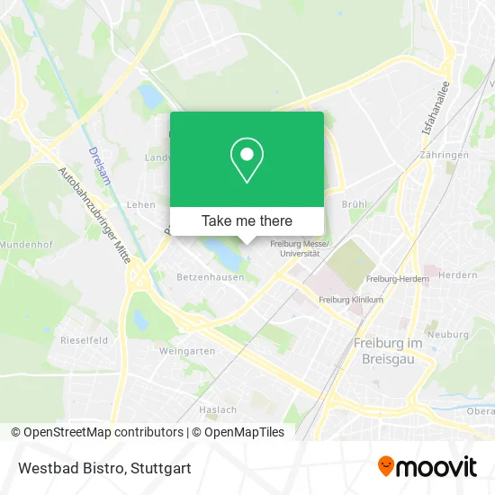 Карта Westbad Bistro