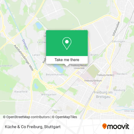 Карта Küche & Co Freiburg