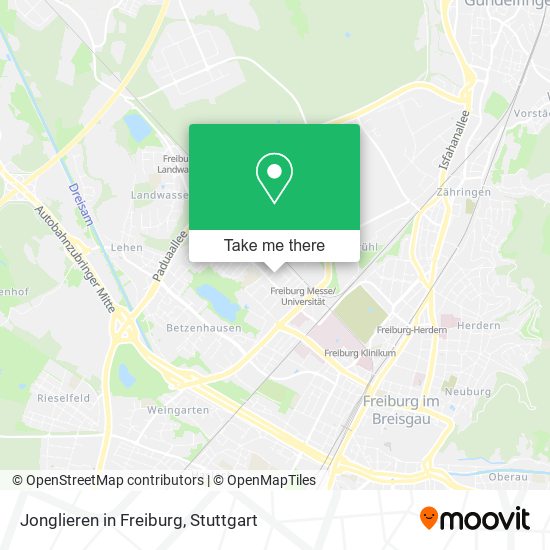 Jonglieren in Freiburg map