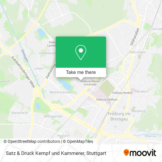 Карта Satz & Druck Kempf und Kammerer