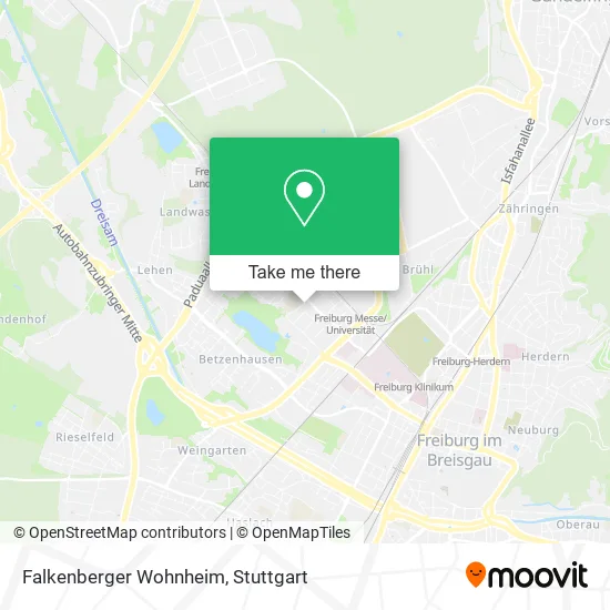 Карта Falkenberger Wohnheim