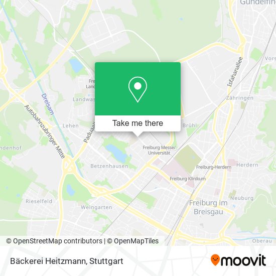 Bäckerei Heitzmann map