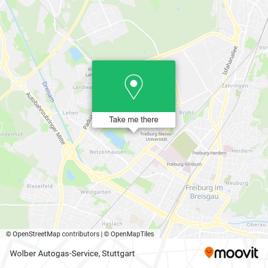 Карта Wolber Autogas-Service
