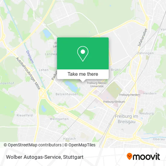 Карта Wolber Autogas-Service