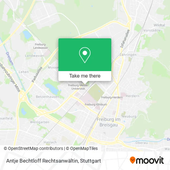 Карта Antje Bechtloff Rechtsanwältin