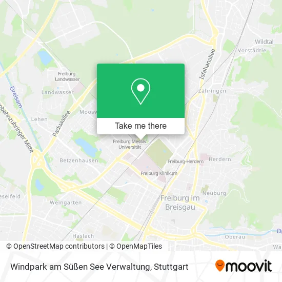 Карта Windpark am Süßen See Verwaltung