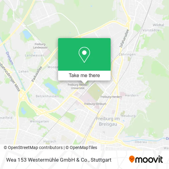 Карта Wea 153 Westermühle GmbH & Co.