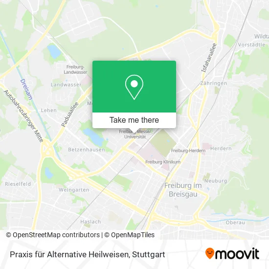 Карта Praxis für Alternative Heilweisen