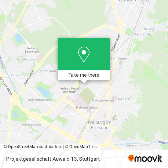 Projektgesellschaft Auwald 13 map