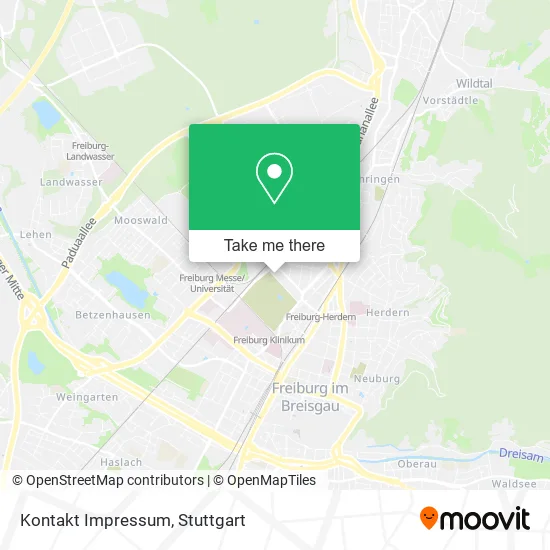 Карта Kontakt Impressum