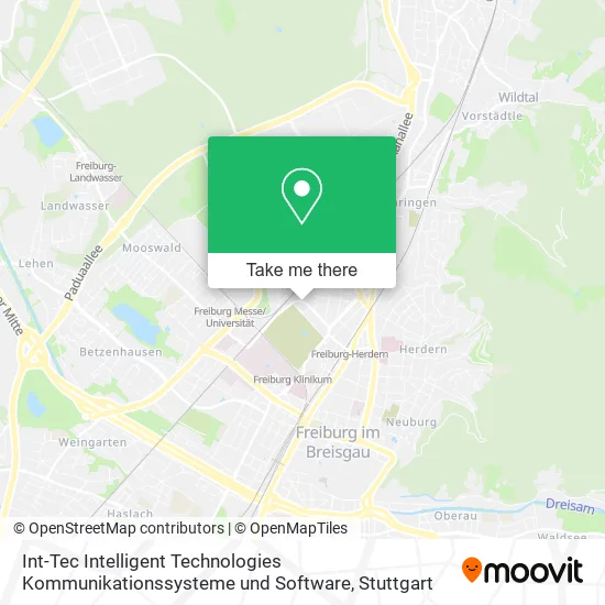 Карта Int-Tec Intelligent Technologies Kommunikationssysteme und Software
