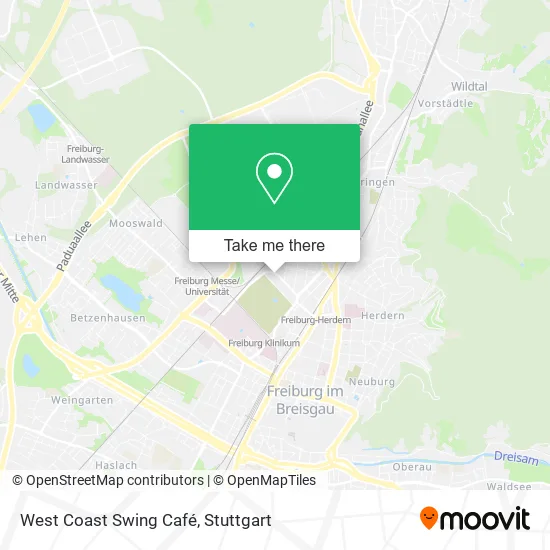 Карта West Coast Swing Café