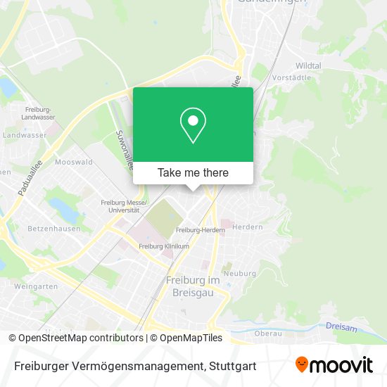 Карта Freiburger Vermögensmanagement