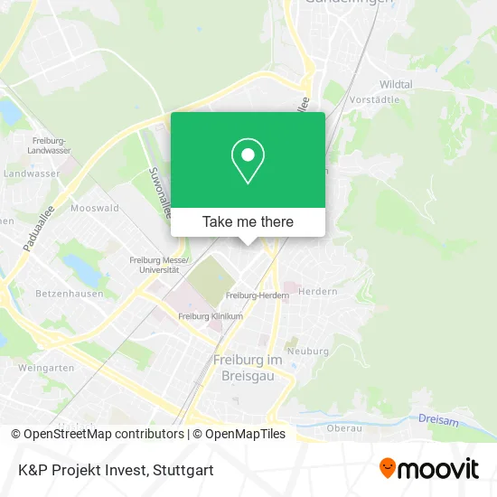 Карта K&P Projekt Invest
