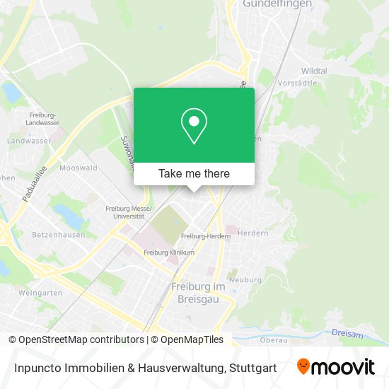 Карта Inpuncto Immobilien & Hausverwaltung