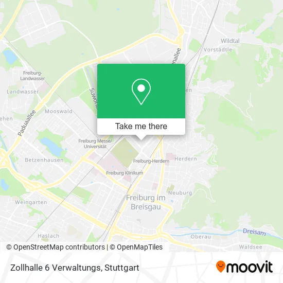 Карта Zollhalle 6 Verwaltungs