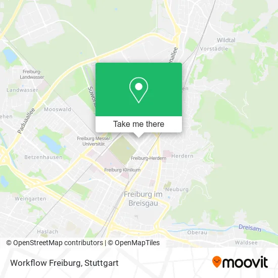 Карта Workflow Freiburg