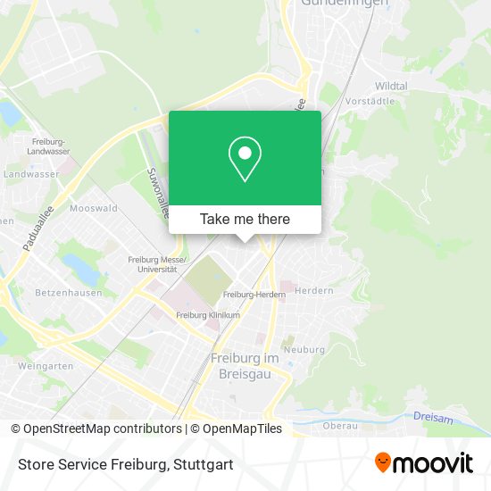 Карта Store Service Freiburg