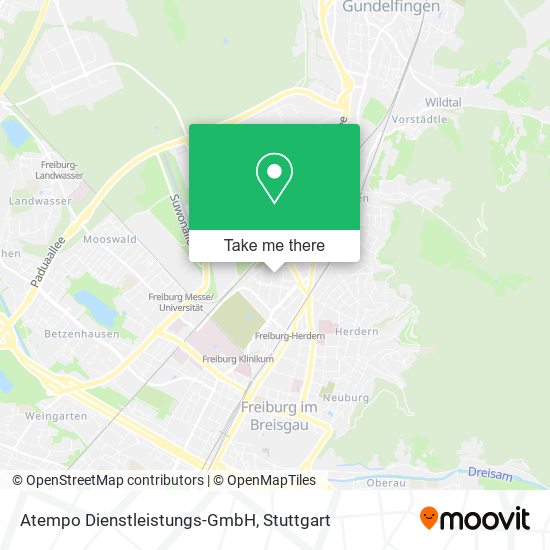 Atempo Dienstleistungs-GmbH map