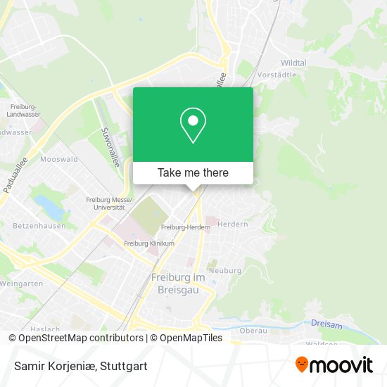 Samir Korjeniæ map