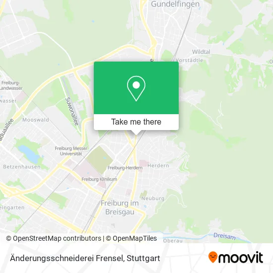 Карта Änderungsschneiderei Frensel